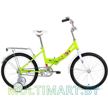 Детский велосипед Altair City Kids 20 compact (салатовый/белый, 2020)